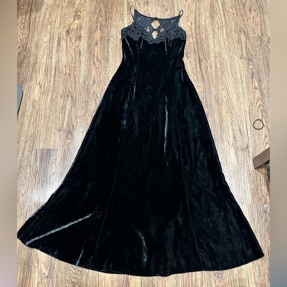 Jessica Mc Clintock vintage  Elegant Black Evening Gown